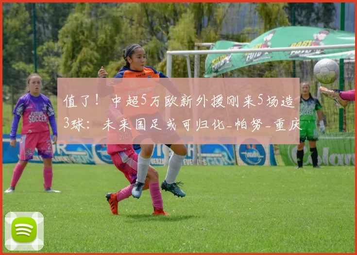 值了！中超5万欧新外援刚来5场造3球：未来国足或可归化_帕努_重庆_欧元