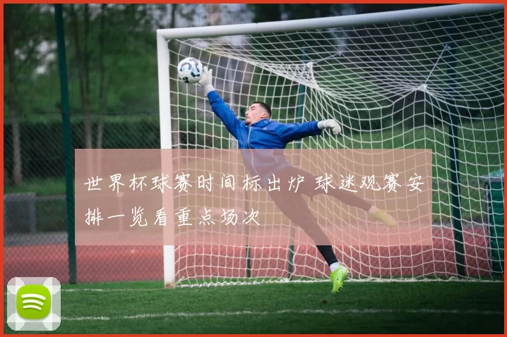 世界杯球赛时间标出炉 球迷观赛安排一览看重点场次